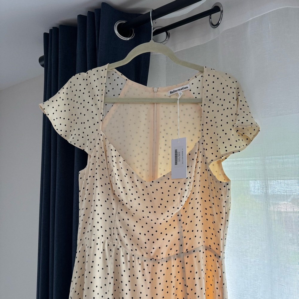 Nwt Reformation Novia Dress size 8 - Picture 7 of 10